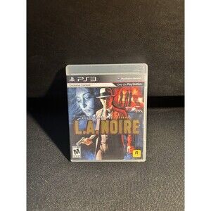 L.A. Noire PS3 Complete Case Disc Manual Tested Working Rockstar Detective Game
